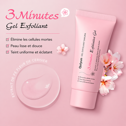 Sakura exfoliant Peeling Gel gommage pour le visage